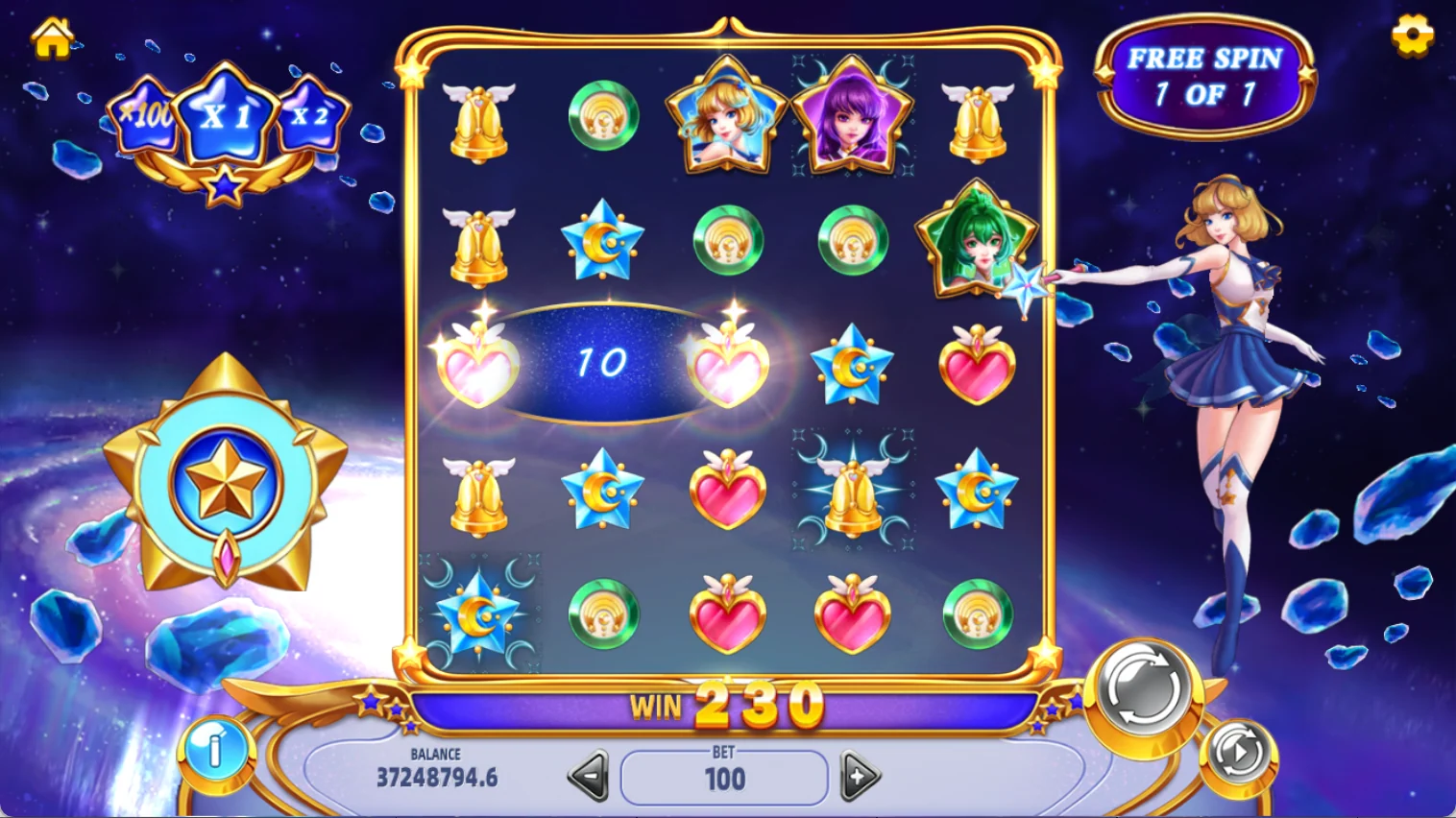 Moon Princess Stargazing screenshot 1