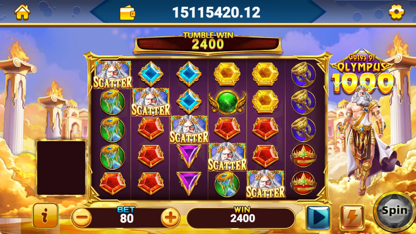 GATES OF OLYMPUS 1000 screenshot 1